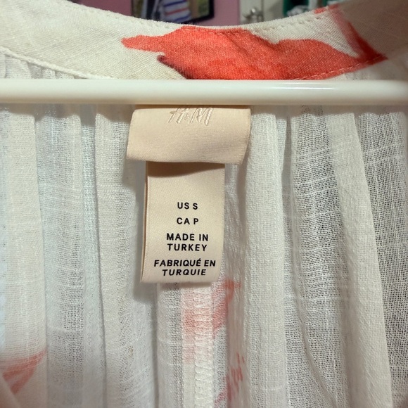 H&M floral long sleeve dress size small. - Picture 6 of 7